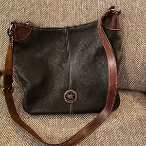 Dooney & Burke leather shoulder bag.